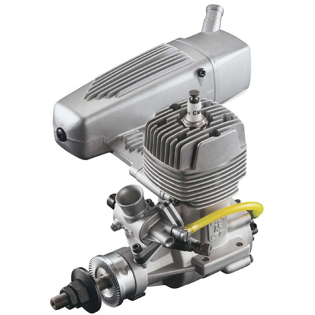 OS Engines 38160 GT15 15cc Gas 2-Cycle Airplane Engine w/Mflr