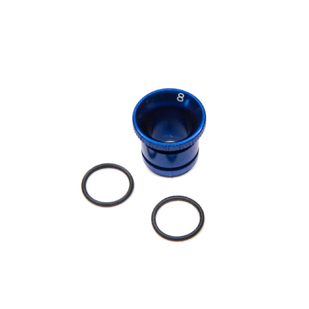OS Engines 71533680 Carburetor Reducer 8mm Blue