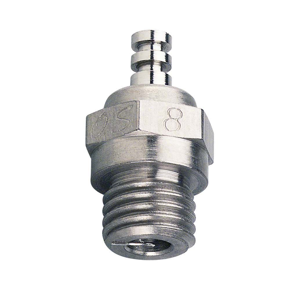 OS Engines 71608001 #8 Glow Plug Long Medium Air/Car