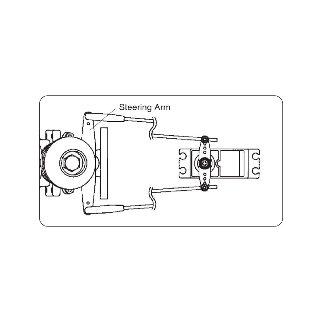 OS Engines 23874500 Steering Arm 21XM