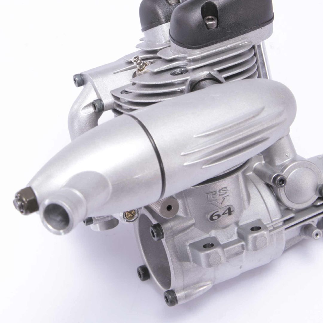 OS Engines 3AY00 O.S. FS-64V (61T2) W/F-4051 SILENCER