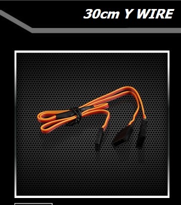 Power HD 30cm servo Y-extension wire (30 Strands) - Click Image to Close