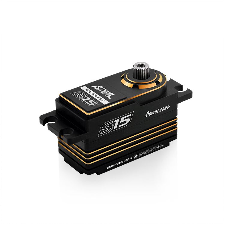 Power HD Storm S15 Low Profile HV Brushless Digital Servo- Gold - Click Image to Close