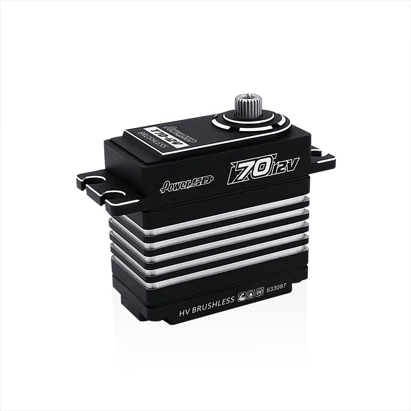 Power HD T70-12V - HV Brushless Servo for 3S lipo - 0.10sec@12V