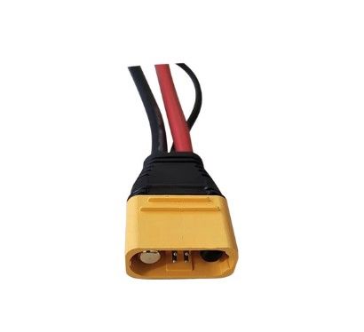 AS150U Male Connector with 6" Wires For Drone Batteries - Click Image to Close