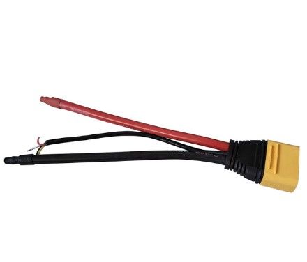 AS150U Male Connector with 6" Wires For Drone Batteries - Click Image to Close
