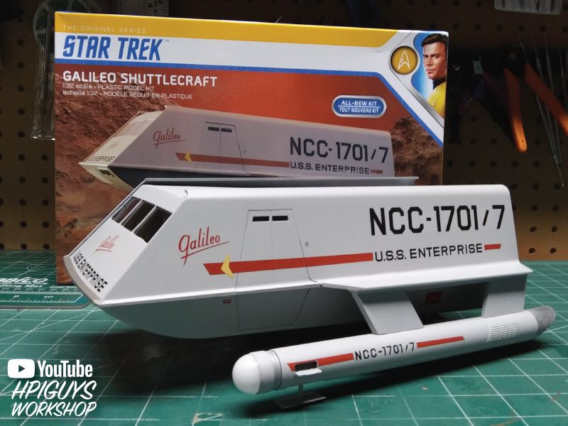 Polar Lights Galileo Shuttle 1/32 Model Kit (Level 2) - Click Image to Close