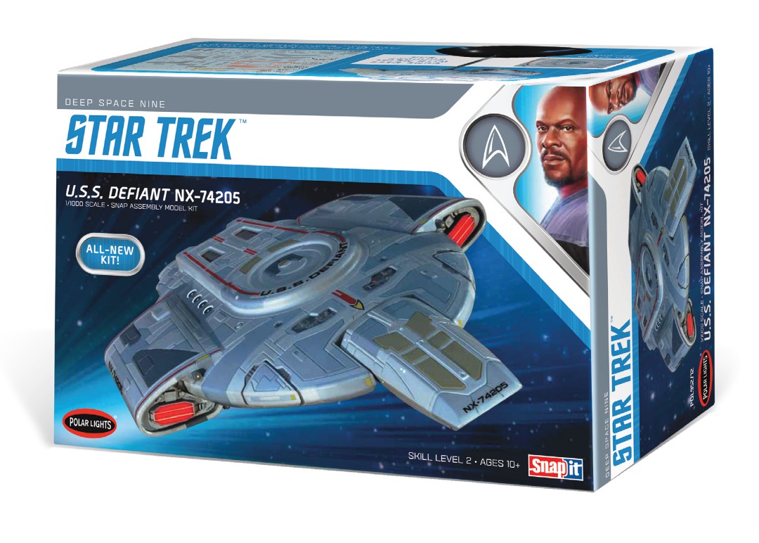 Polar Lights Star Trek U.S.S. Defiant 1/1000 Model Kit (Level 2)