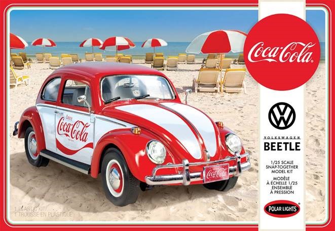 Polar Lights Volkswagen Beetle Snap (Coca-Cola) 1/24 Model Kit (Level 2)