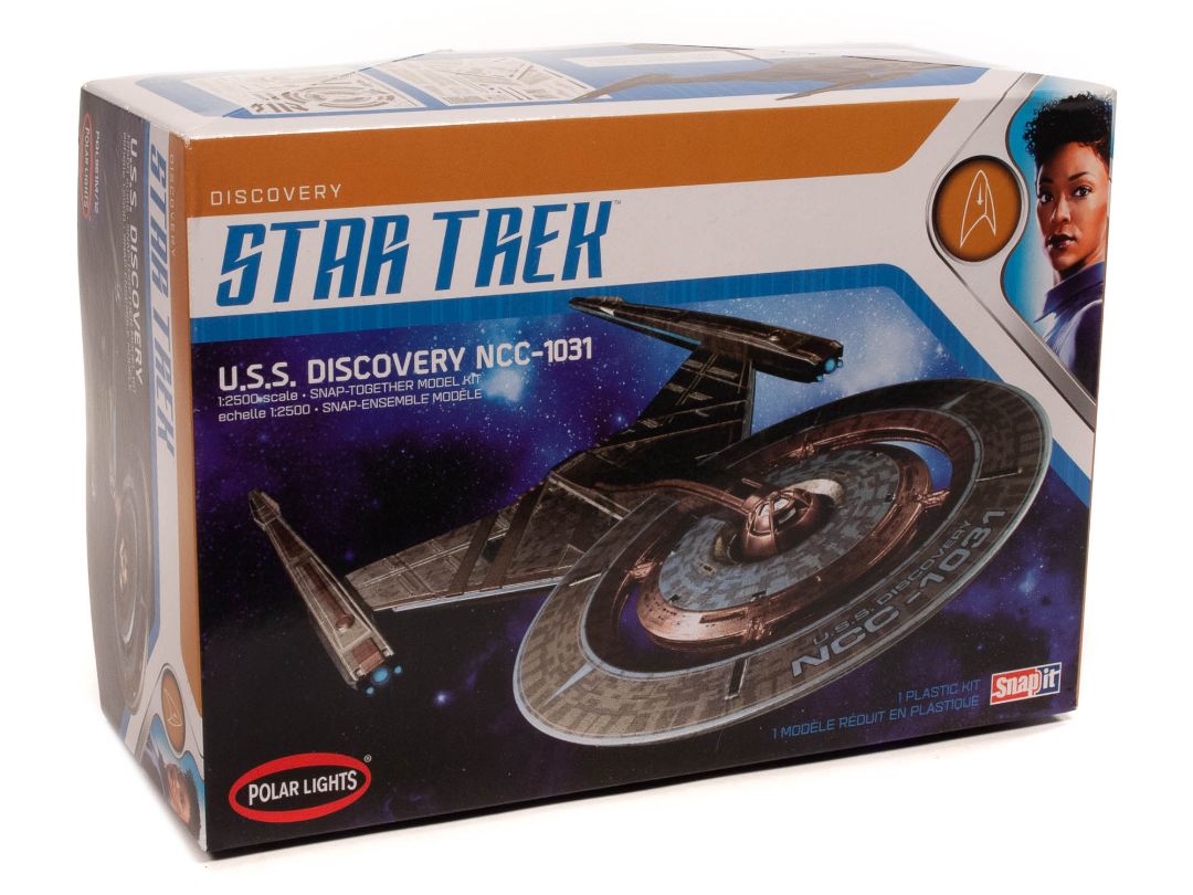 Polar Lights Star Trek U.S.S. Discovery 2T 1/2500 Model Kit (Le - Click Image to Close