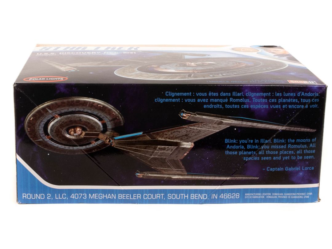 Polar Lights Star Trek U.S.S. Discovery 2T 1/2500 Model Kit (Le - Click Image to Close