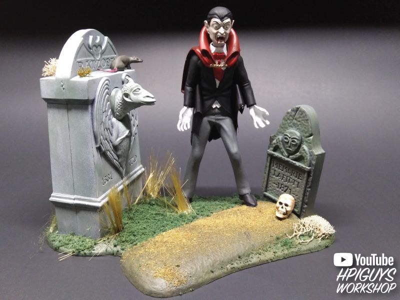 Polar Lights Haunted Manor: Flight of the Vampire 1/12 Model Kit - Click Image to Close