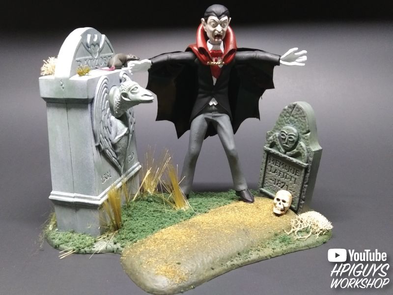 Polar Lights Haunted Manor: Flight of the Vampire 1/12 Model Kit - Click Image to Close