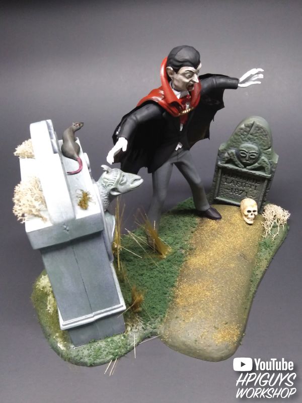 Polar Lights Haunted Manor: Flight of the Vampire 1/12 Model Kit - Click Image to Close