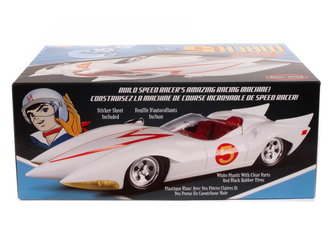 Polar Lights Speed Racer Mach V (Snap) 1/25 Model Kit (Level 2) - Click Image to Close