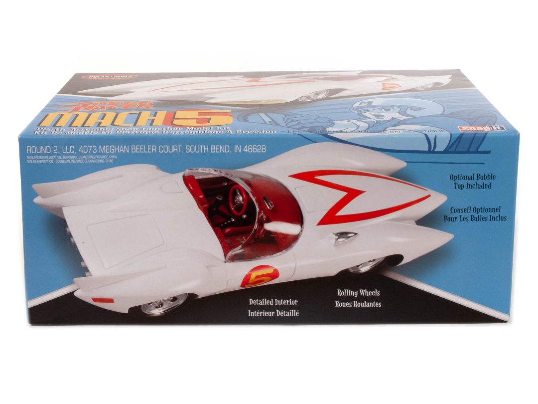 Polar Lights Speed Racer Mach V (Snap) 1/25 Model Kit (Level 2) - Click Image to Close