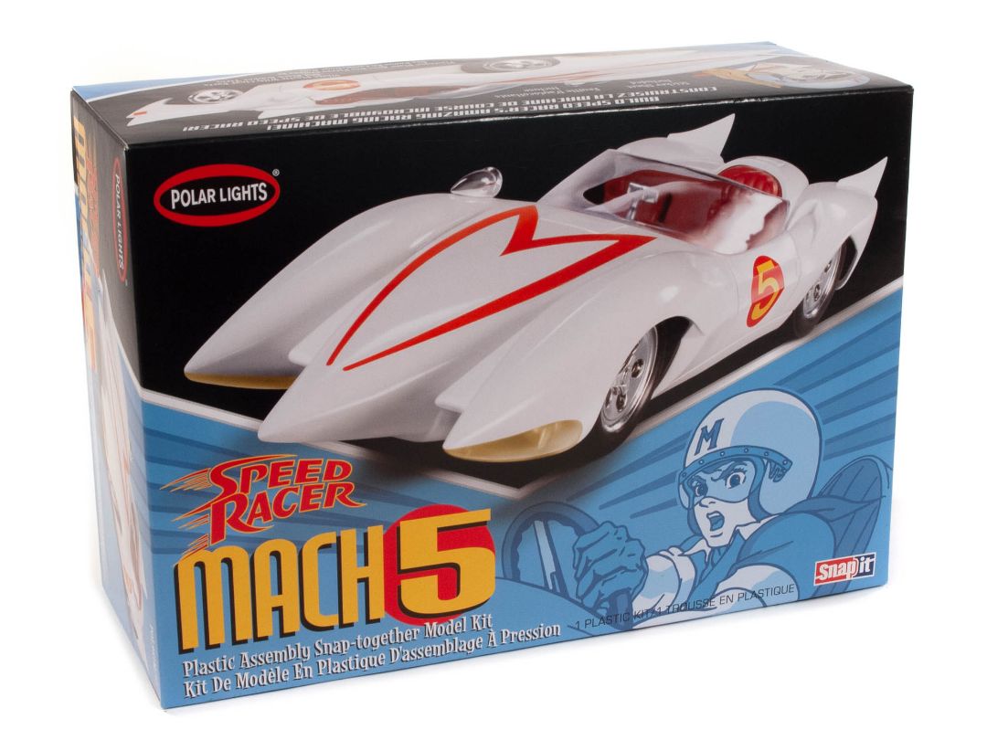Polar Lights Speed Racer Mach V (Snap) 1/25 Model Kit (Level 2) - Click Image to Close