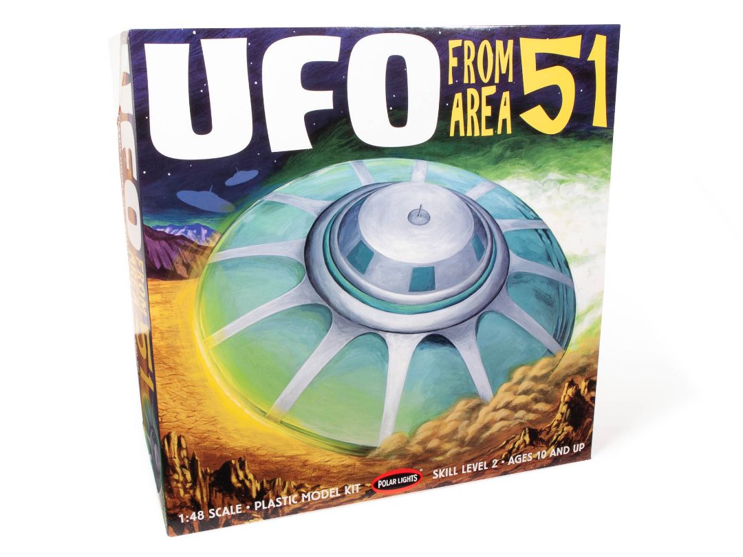 Polar Lights Area 51 UFO 1/48 Model Kit (Level 2)