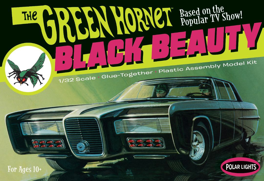 Polar Lights Green Hornet Black Beauty 1:32 (Level 2) - Click Image to Close