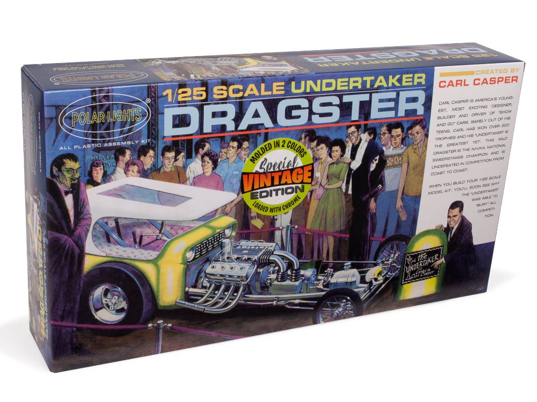 Polar Lights Carl Casper Undertaker Dragster 1/25 (Level 2) - Click Image to Close