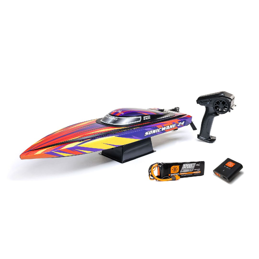 Pro Boat 24" Sonicwake Self-Right BLX Deep-V RTR (B&C Incl) Red