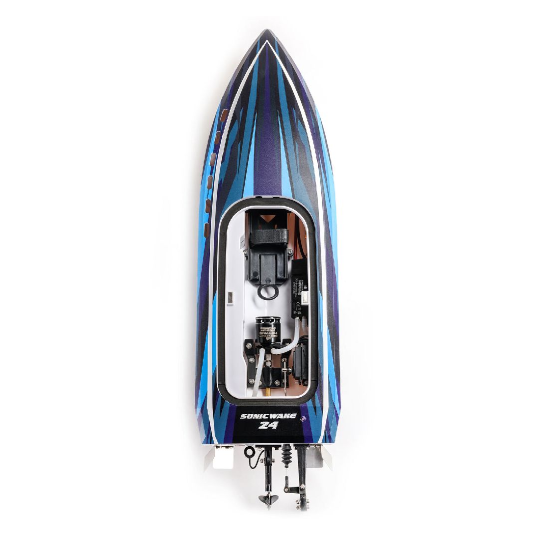 Pro Boat 24" Sonicwake Self-Right BLX Deep-V RTR (B&C Incl)Blue