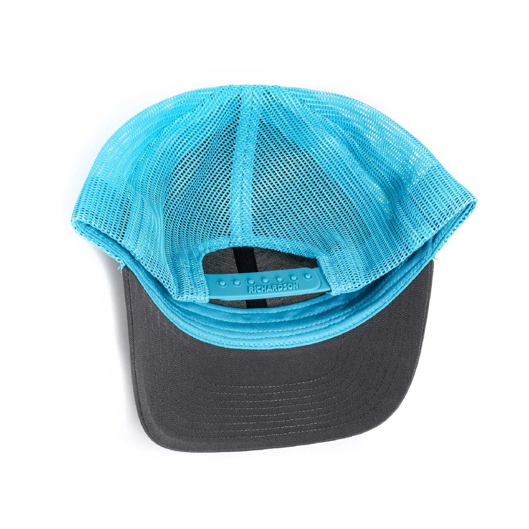 Pro Boat Charcoal/Neon Blue Snapback Hat