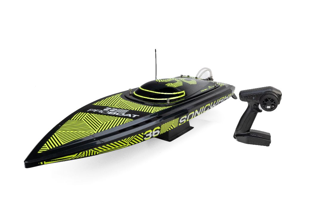 Pro Boat Sonicwake 36" V3, Self-Righting V-Hull RTR - Black