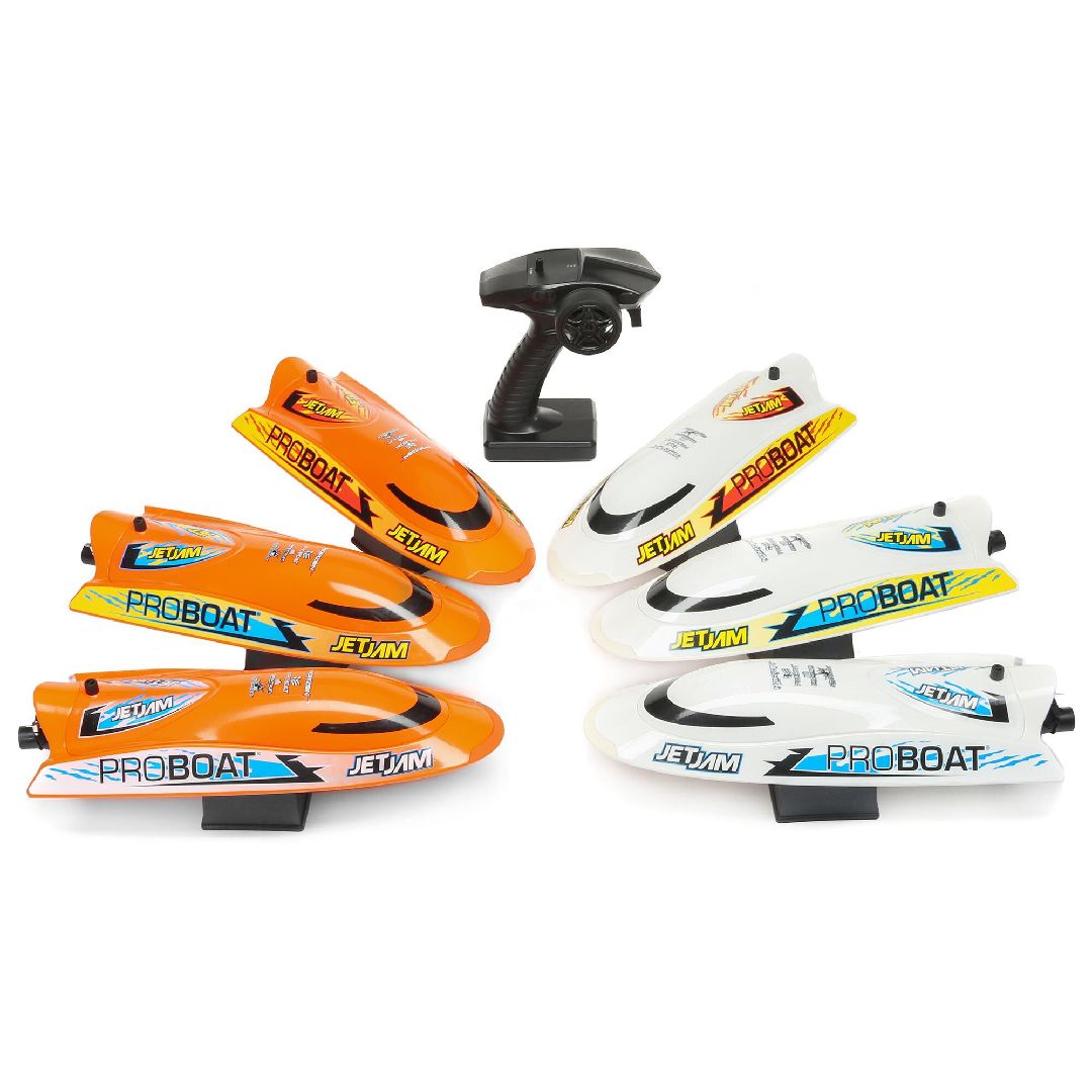Pro Boat Jet Jam 12 Pool Racer, Brushed RTR - White (B&C Incl)