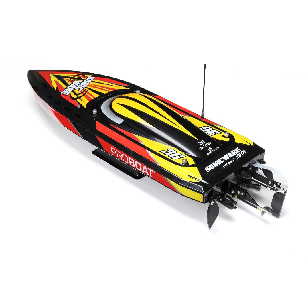 Pro Boat Sonicwake V2 36 Self-Righting, Brushless RTR - Black