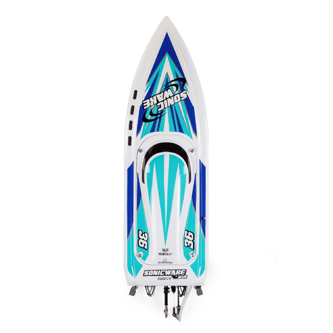 Pro Boat Sonicwake V2 36 Self-Righting, Brushless RTR - White