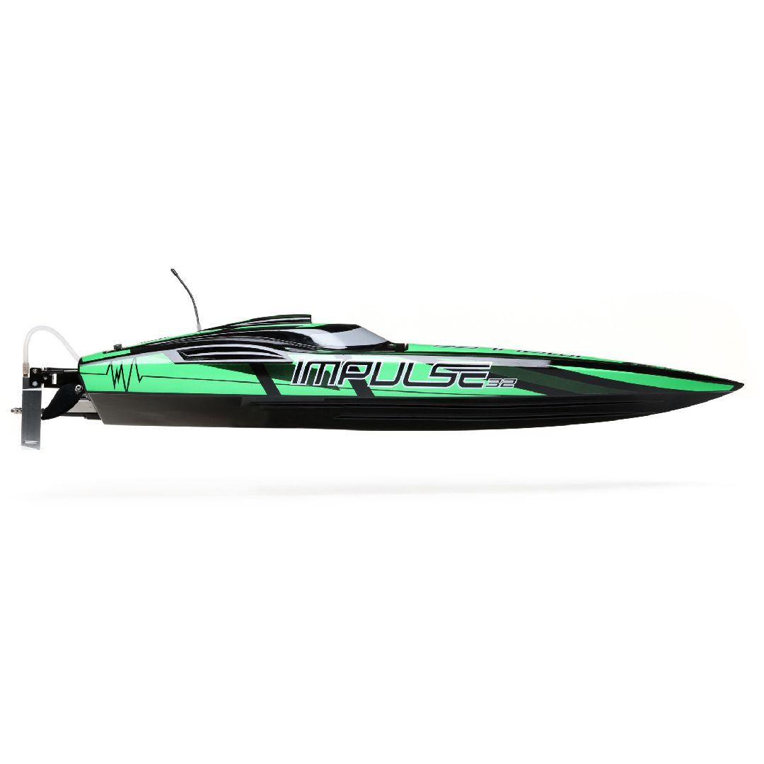 Pro Boat Impulse 32, Deep-V, Blx, Smart RTR - Black/Green