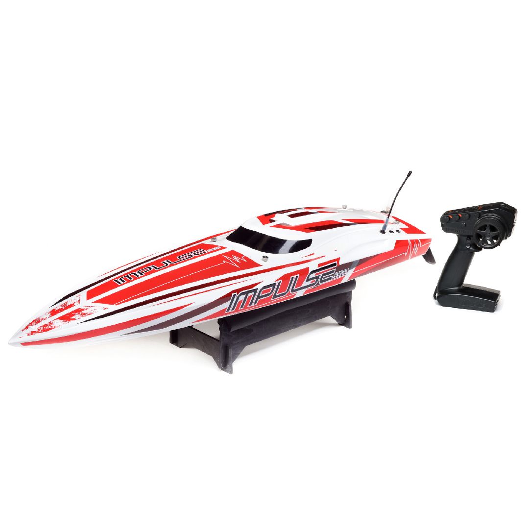 Pro Boat Impulse 32, Deep-V, Blx, Smart RTR - White/Red