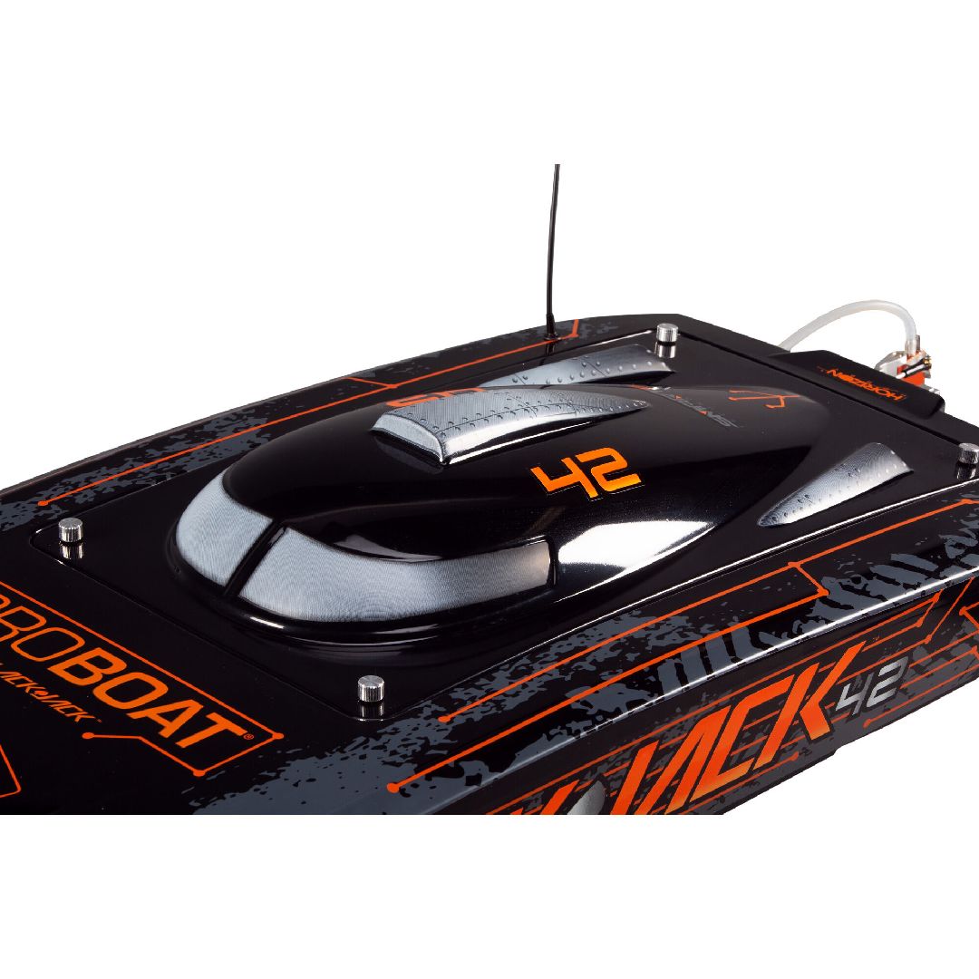 Pro Boat Blackjack 42-inch Brushless 8S Cat RTR - Black/Orange