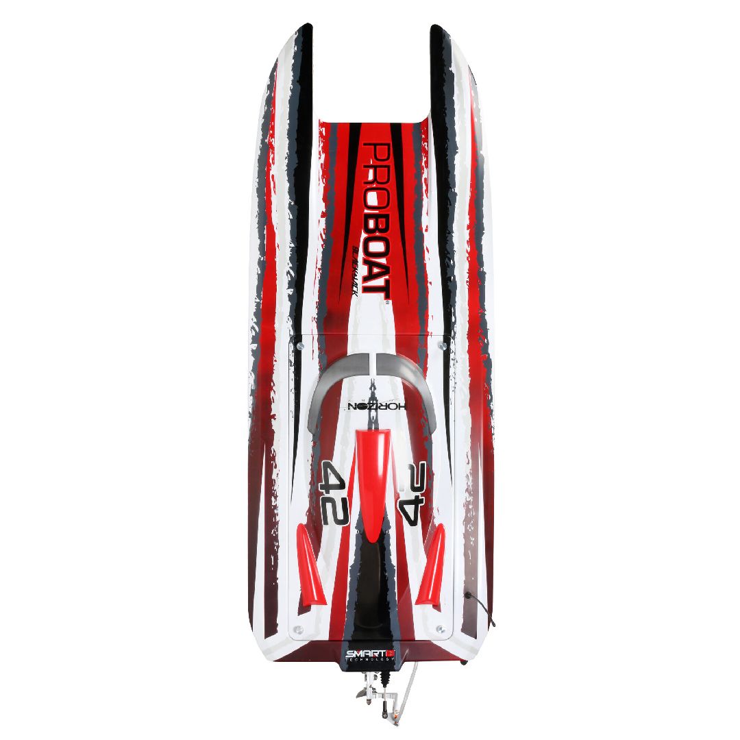 Pro Boat Blackjack 42-inch Brushless 8S Cat RTR - White/Red