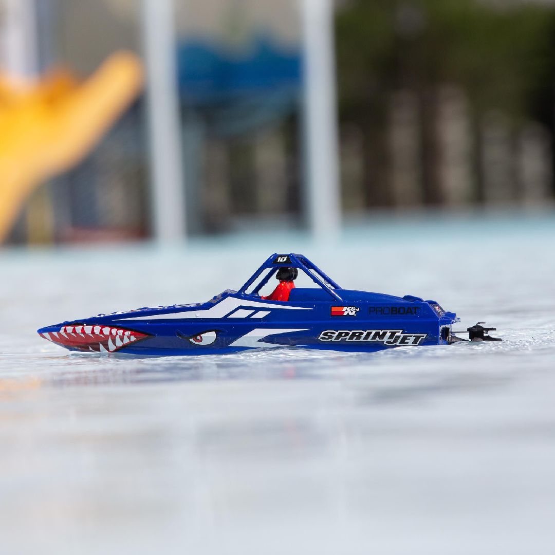 Pro Boat Sprintjet 9" Self-Right Jet Boat RTR - Blue (B&C Incl)