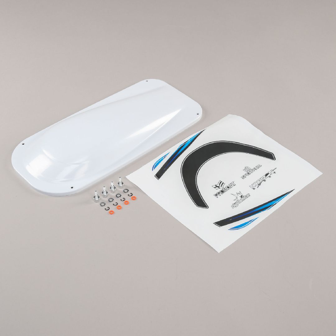 Pro Boat Canopy, White: Sonicwake 36