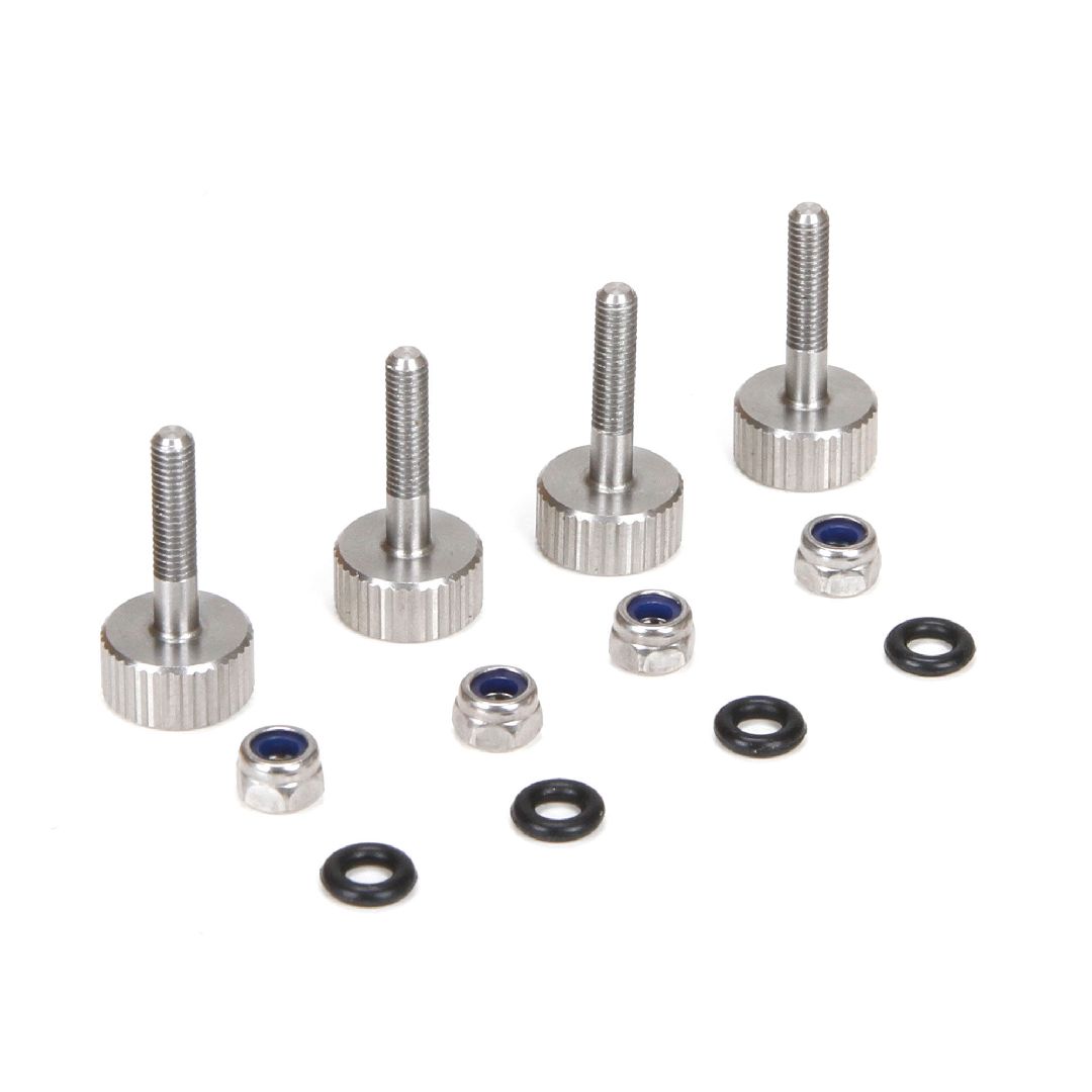 Pro Boat Canopy Thumb Screws, (4): Zelos 36 Twin