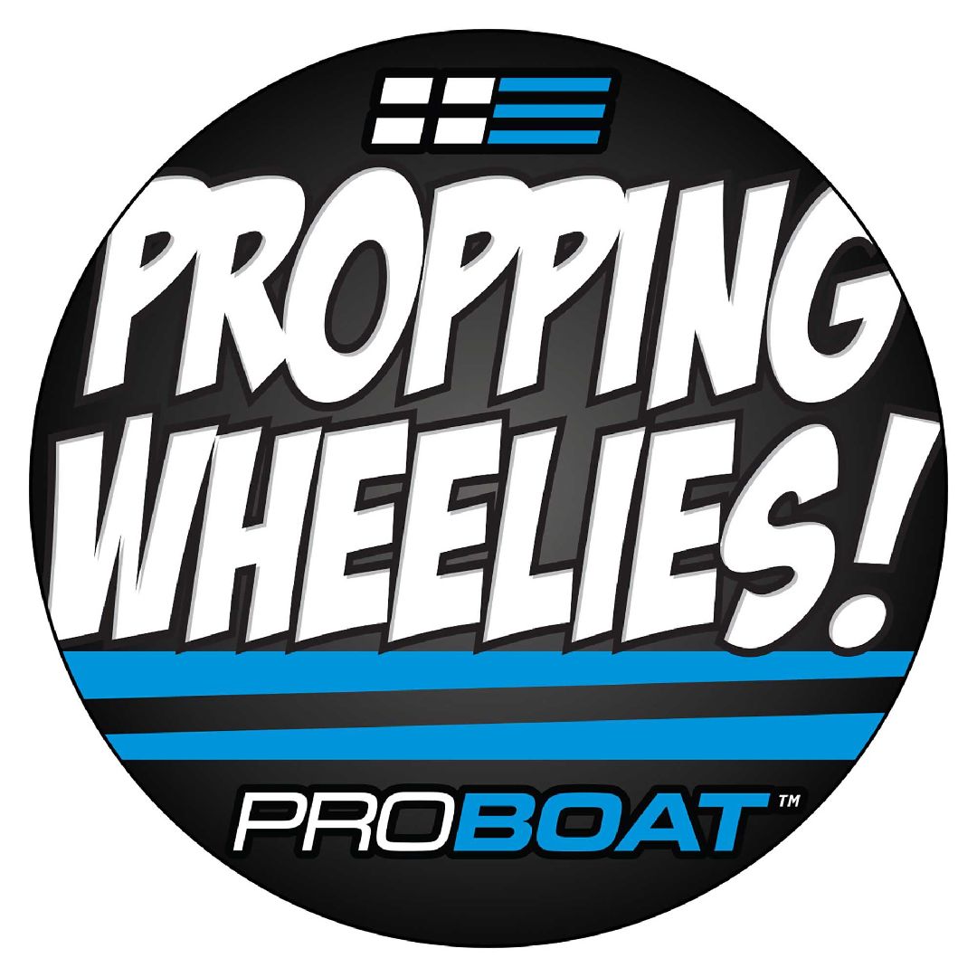 Pro Boat Propping Wheelies Sticker