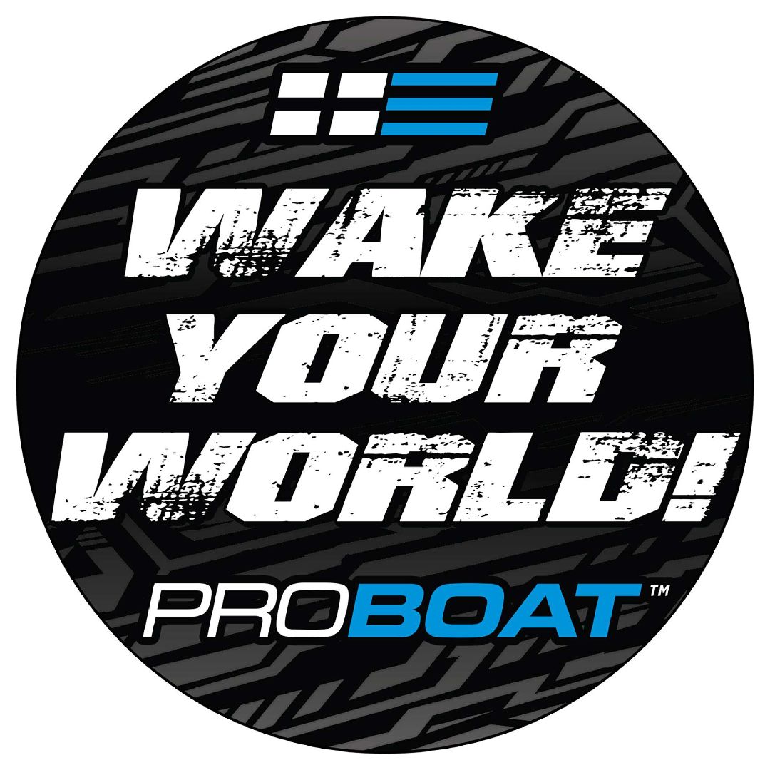 Pro Boat Wake Your World Sticker