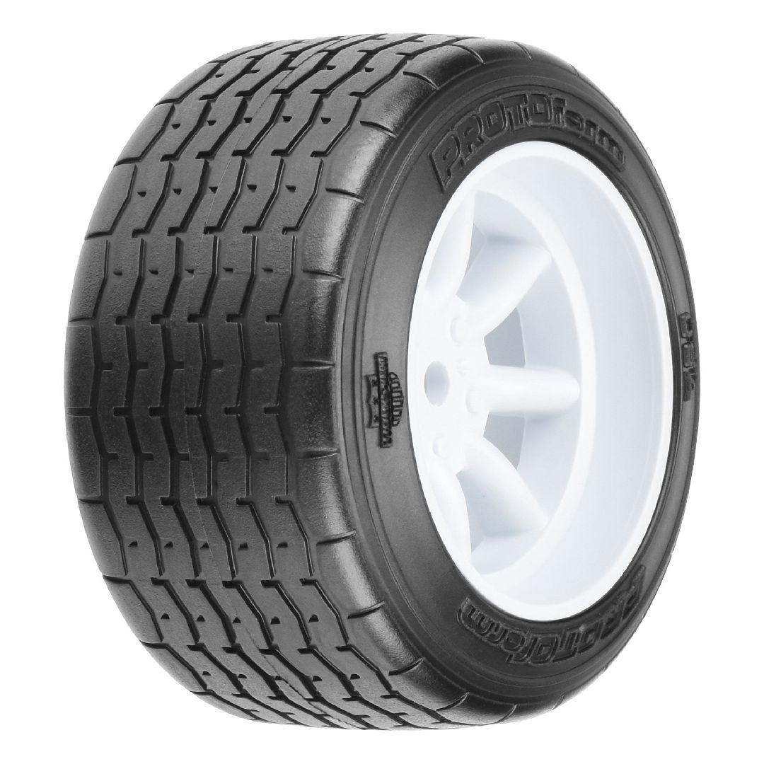 Protoform VTA Rear Tire 31mm, Mounted White Wheel