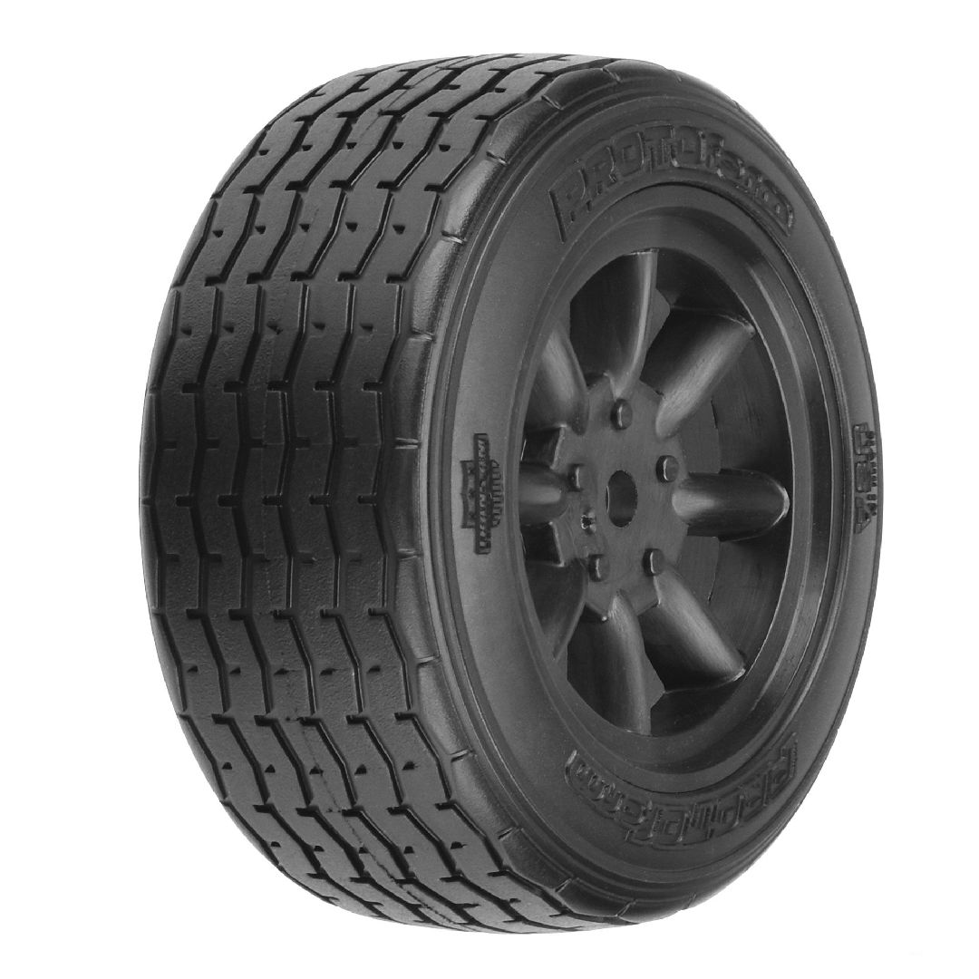 Protoform VTA Front Tire 26mm, Mounted Black Wheel