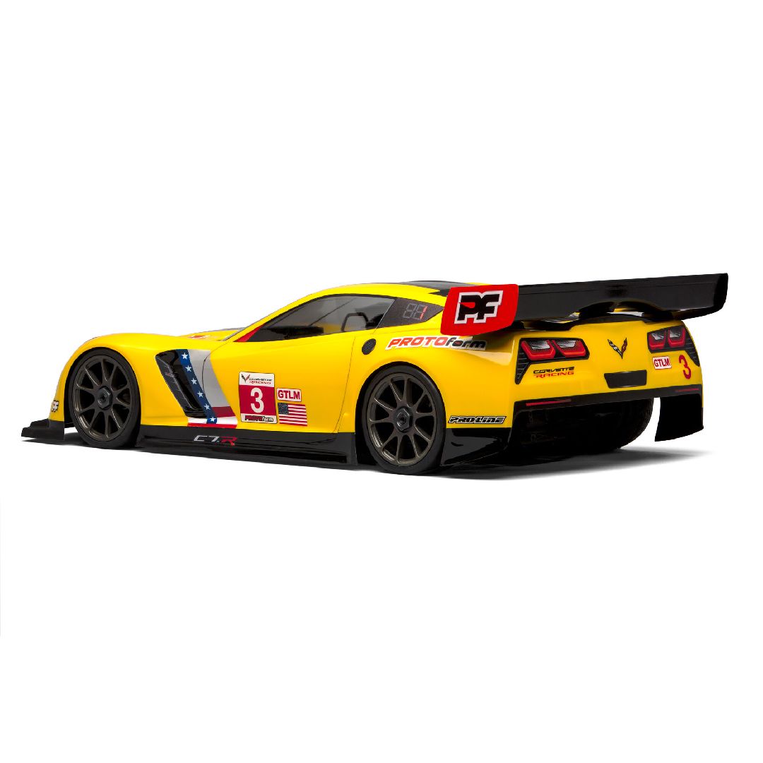 Protoform 1/8 Chevrolet Corvette C7.R Clear Body:GT,Long WB