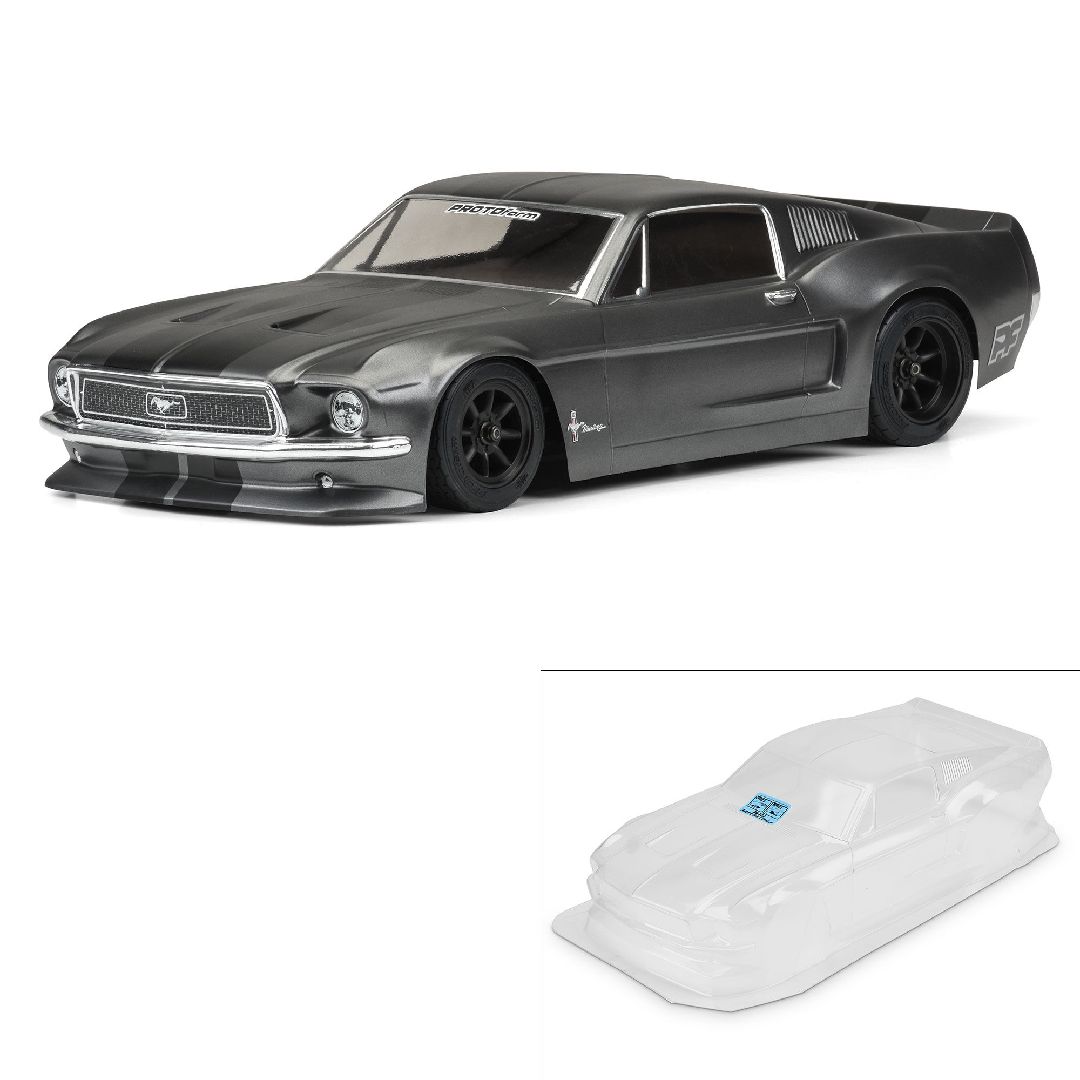 Protoform 1968 Ford Mustang Clear Body VTA Class