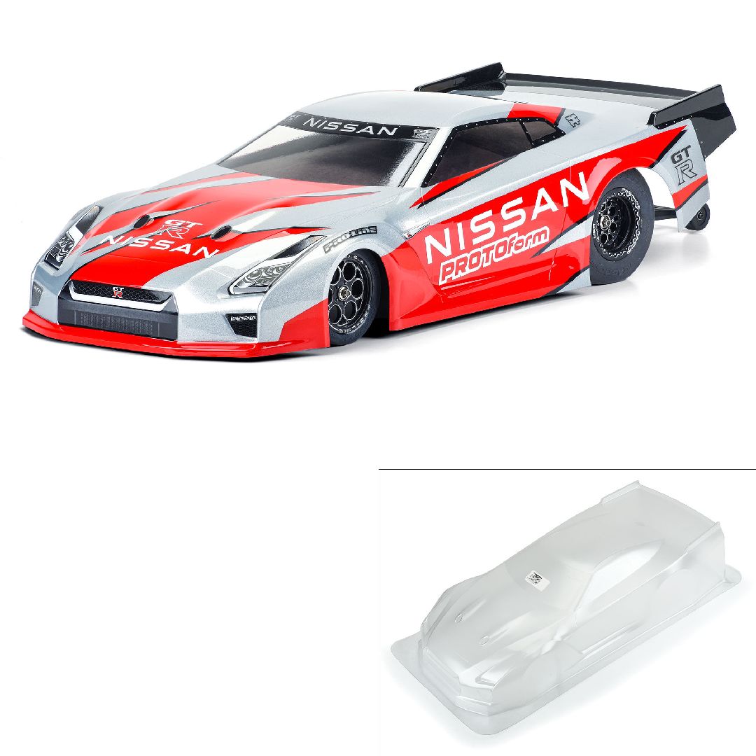 Protoform 1/10 Nissan GT-R R35 Clear Body: Losi 22S Drag Car