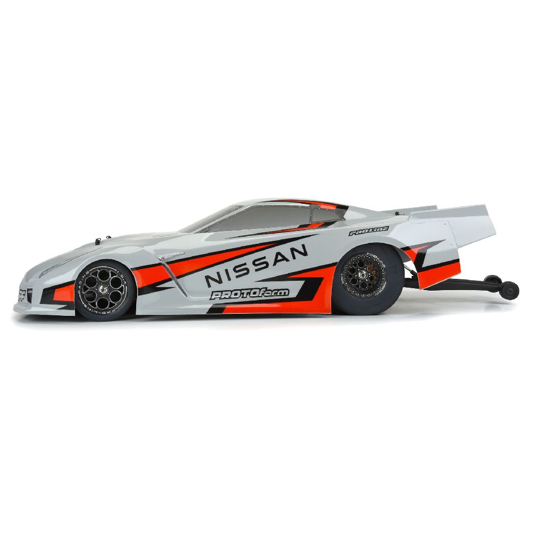 Protoform 1/10 Nissan GT-R R35 ToughColor Gray: 22S Drag Car