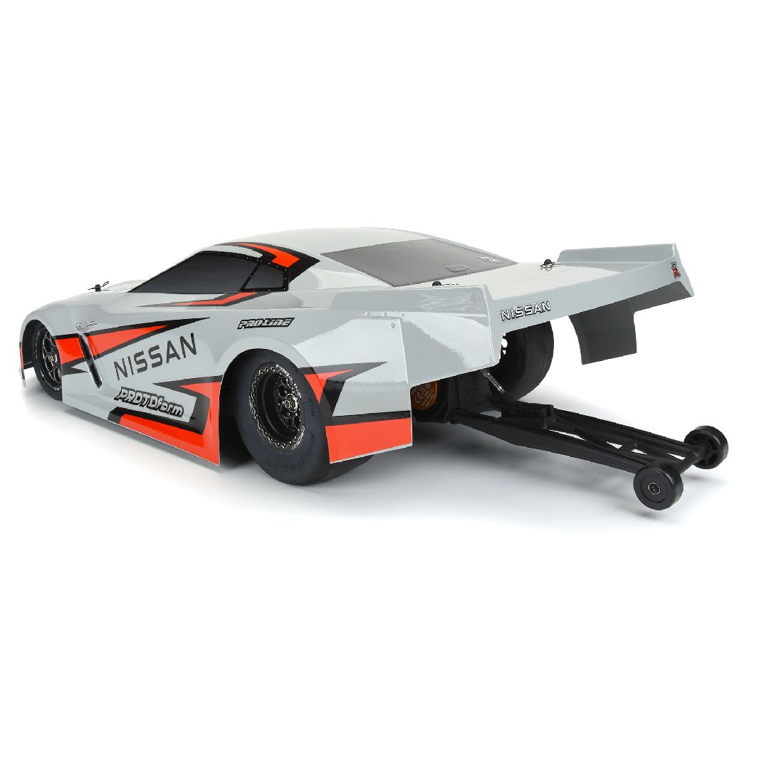 Protoform 1/10 Nissan GT-R R35 ToughColor Gray: 22S Drag Car