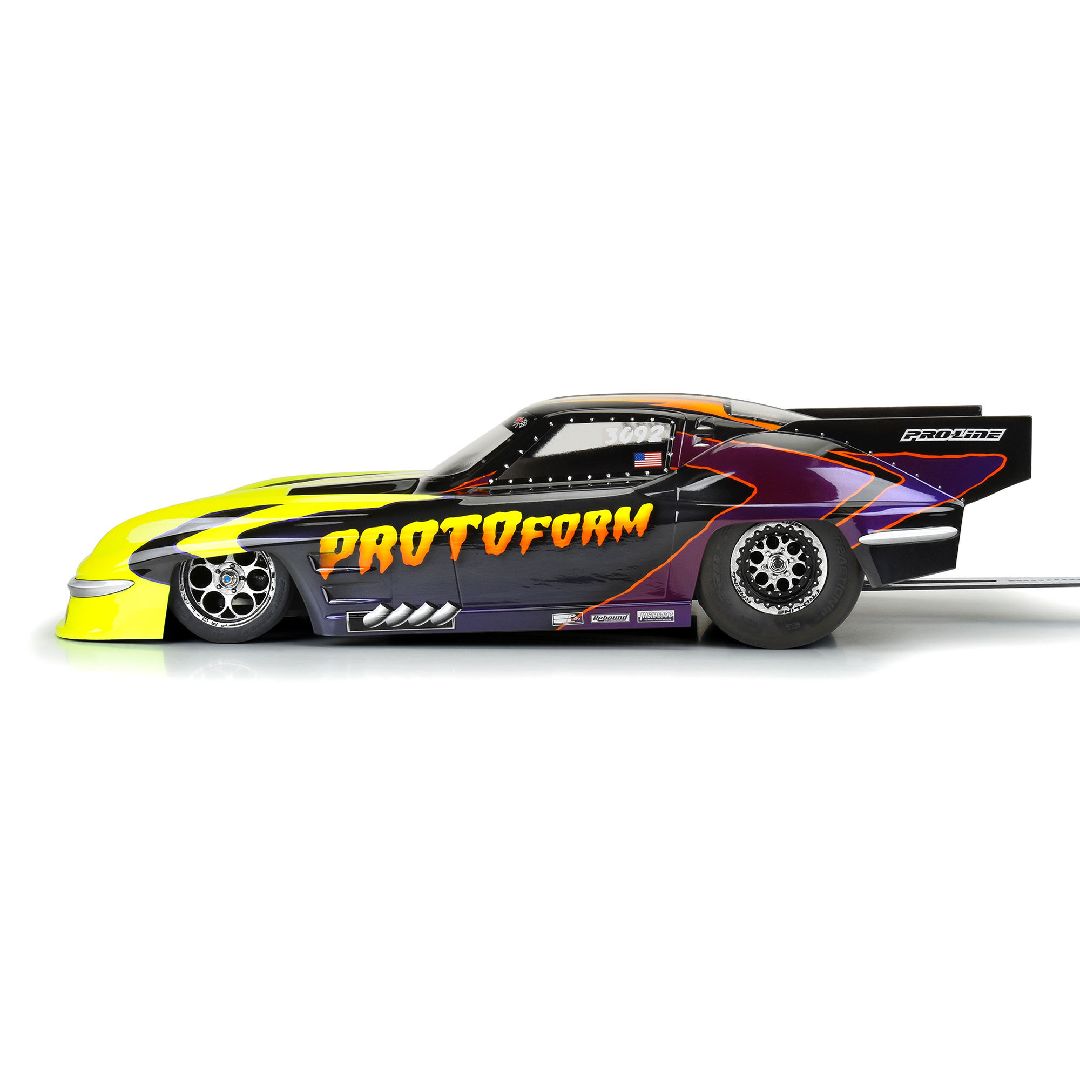 Protoform 1/10 '63 Chvy Stingray Pro Mod Clr Bdy: SC Drg Crs