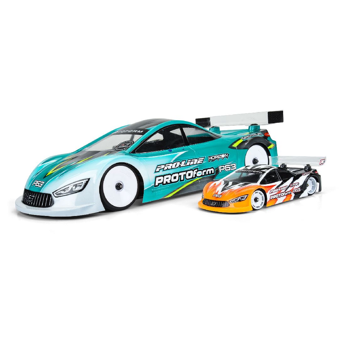 Protoform 1/28 P63 Clr Bdy: Mini-Z & 1/28 Chassis (98mm WB)