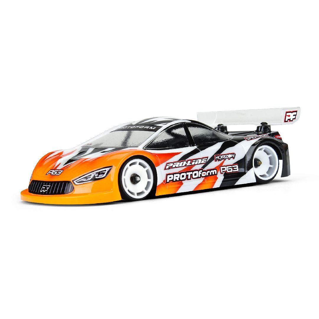 Protoform 1/28 P63 Clr Bdy: Mini-Z & 1/28 Chassis (98mm WB)